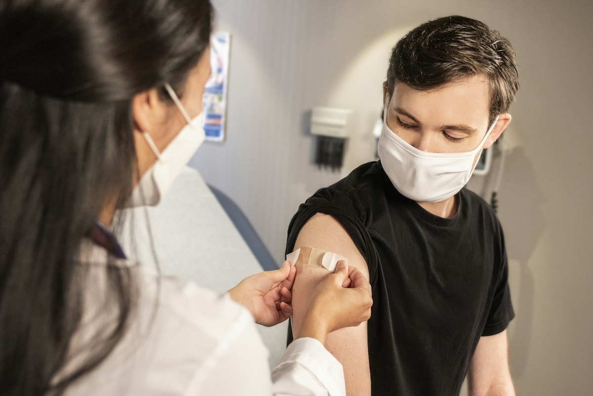 Dental professional in a modern clinical setting